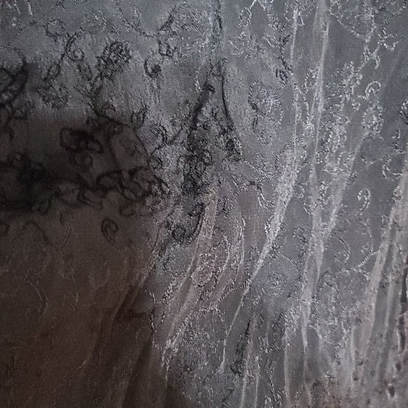 Kar.a.van Women's Brown crushed velvety and lace dress size L GUC - Picture 5 of 9